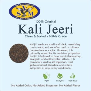 Pure Bitter cumin /kali jeeri / Black jeera - it is good for digestion  it boosts appetite, it good for hair growth and it is ideal for seasoning and flavoring dishes.